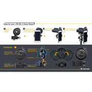 VEO PA-65 Digiscoping Adapter for Smartphone, with Bluetooth Remote (VEO-PA-65) - Astronomy Plus