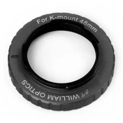 William Optics 48mm T mount for Pentax K - Black (TM-PT-K-M48) - Astronomy Plus