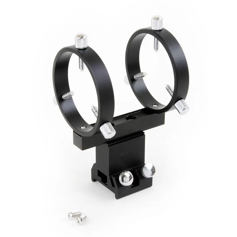 William Optics 50 mm Finder Mounting Bracket & Rings (M-FB50-B) - Astronomy Plus