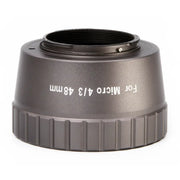 William Optics Micro 4/3 48mm T mount for Olympus - Space Gray (TM-MFT-M48) - Astronomy Plus