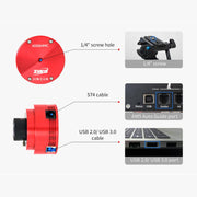 ZWO ASI664MC Color Camera (ASI664MC) - Astronomy Plus