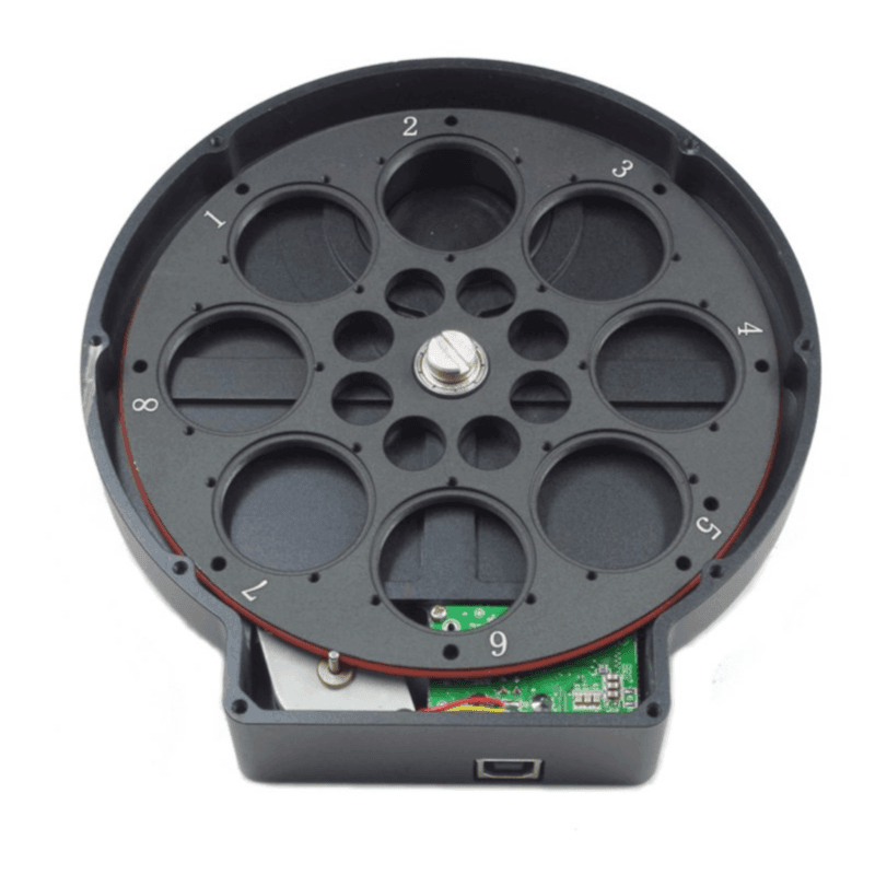 ZWO EFW 8x1.25"/31mm Filter Wheel (EFW-8x1.25) - Astronomy Plus