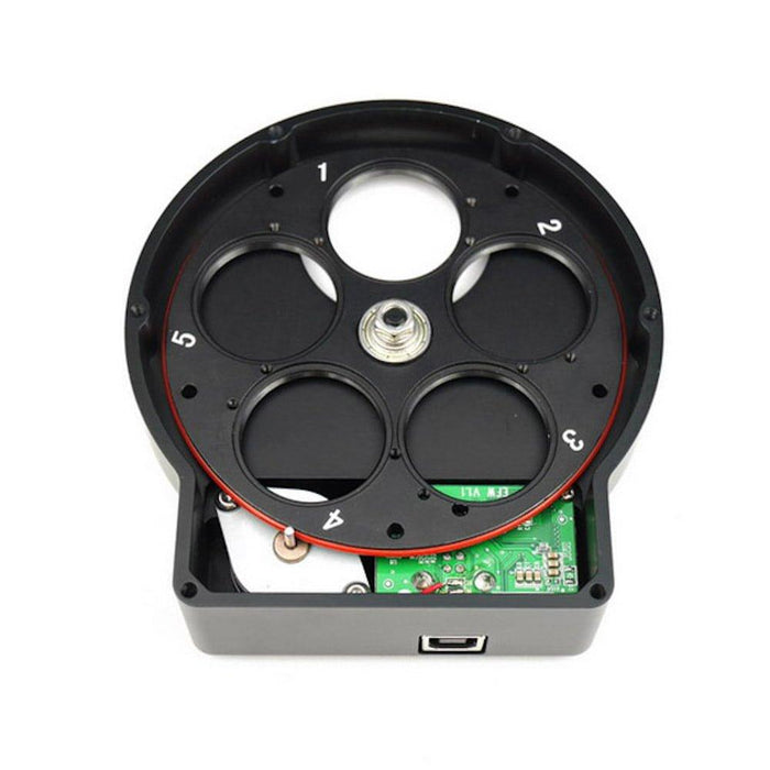 ZWO EFW mini 5x1.25"/31mm Filter Wheel (EFW-MINI) - Astronomy Plus
